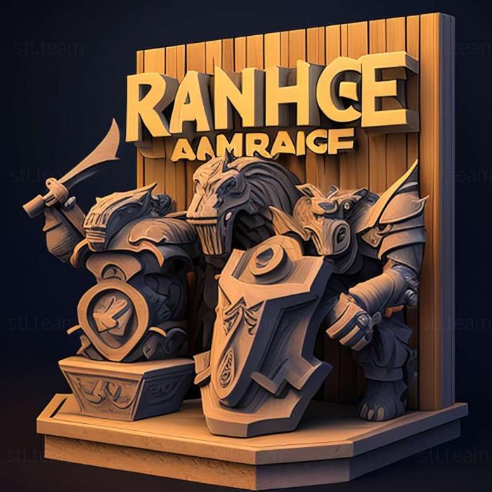 3D model Rampage Knights game (STL)